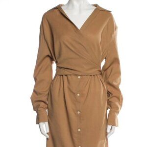 Shaina Mote V-Neck midi length dress